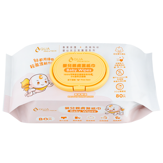 嬰兒親膚濕紙巾80片