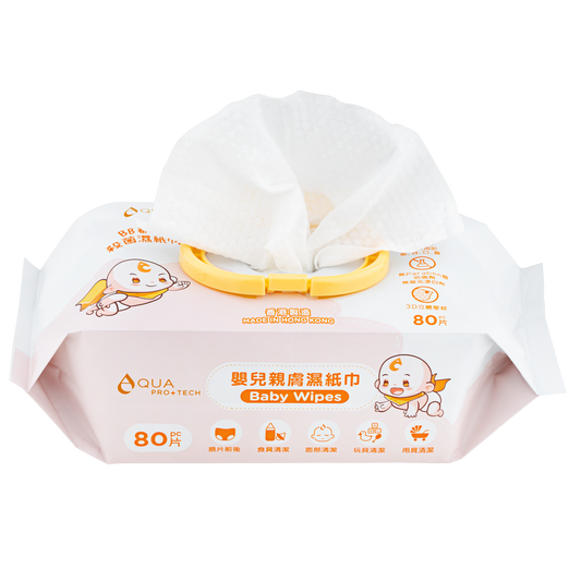 嬰兒親膚濕紙巾80片 - 三包