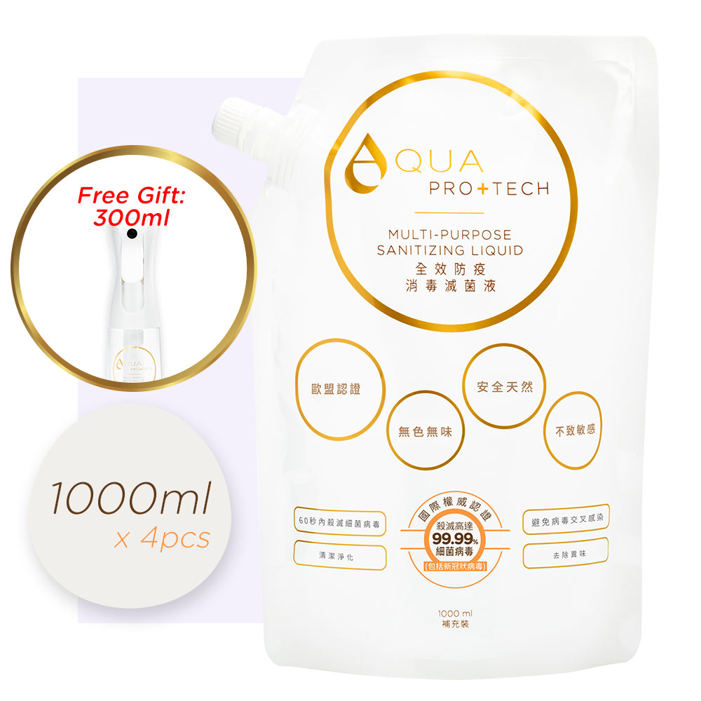 套裝 環保補充裝1000ml × 4