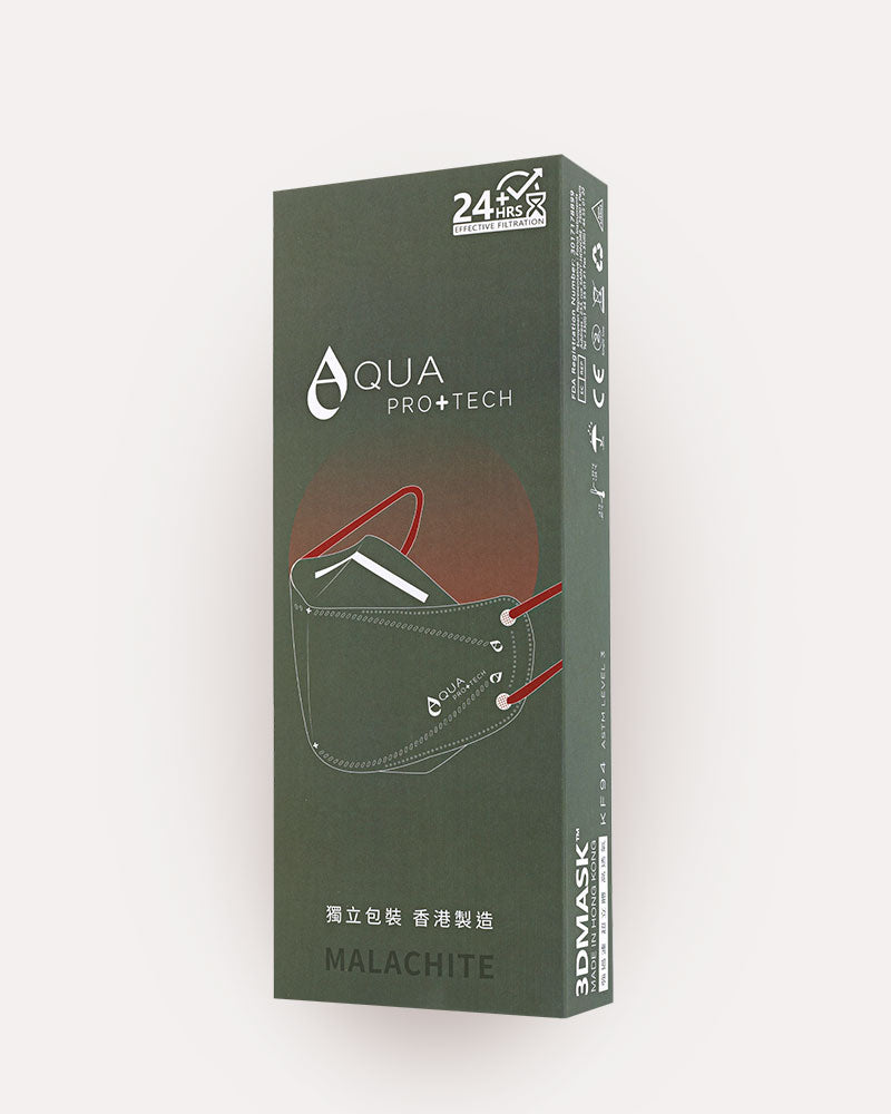 KF94 3D立體口罩 碧綠色系 10片