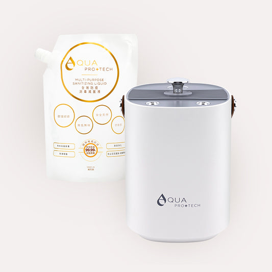 超聲波隨身消毒霧化器 + 環保補充裝1000ml